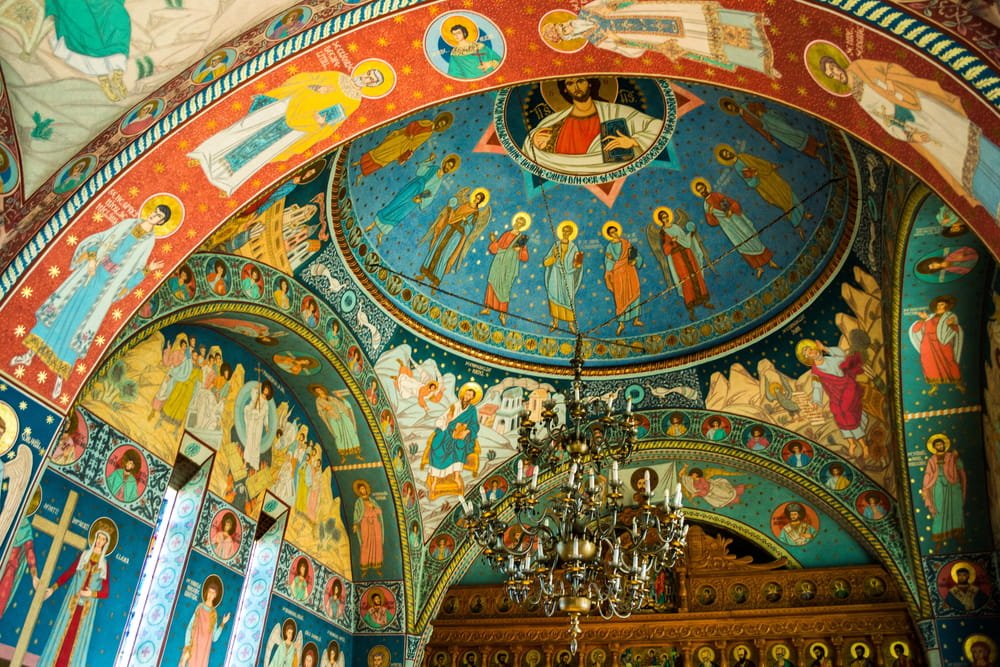 Mănăstirea Brâncoveanu interior